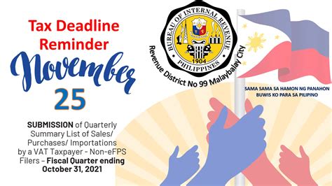 bir rdo list|Tax Reminder .